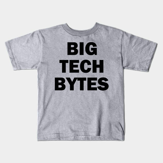 Big Tech Bytes - Dark Kids T-Shirt by pasnthroo